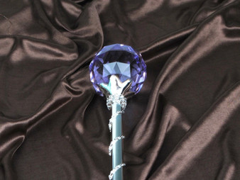 Spell-Casting Purple Crystal Scepter Wand