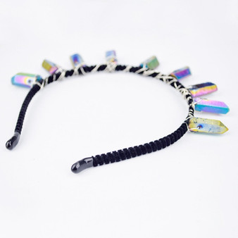 Hypnotic Rainbow Rocker Headband