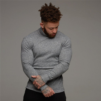 Warm Turtleneck Slim Fit Pullover Sweater