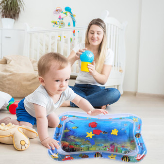 Inflatable Baby Water Mat Toy for Tummy Time