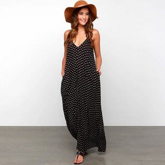 Polka Dot Maxi Dress