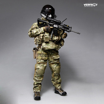 Movable Soldier Military Action Figure Suit Special Forces Clothes Accessories for 12'' Soldier Model