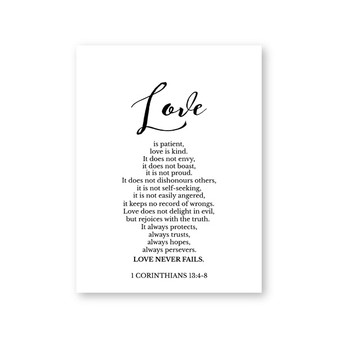 Christian Scripture Quotes Canvas