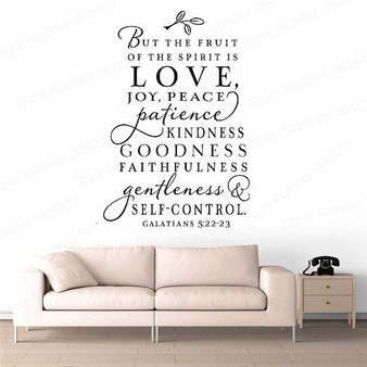 Bible Verses Spanish Vinyl Wall Stickers