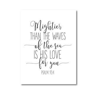 Minimalist Christian Scripture Quotes Canvas