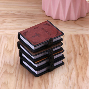 Holy Bible Book Leather Key Ring