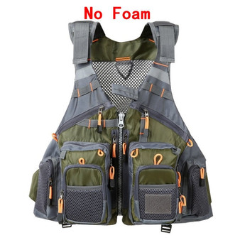 Waterproof Fishing Vest Breathable Waistcoat Survival Utility Outdoor Sports