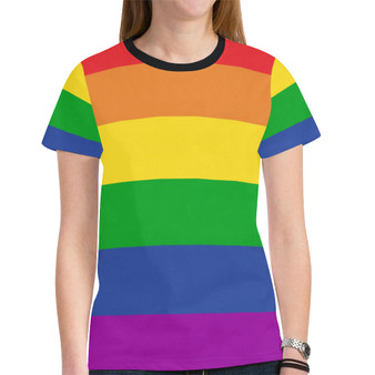 Rainbow Pride Flag All Over Print T-shirt