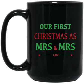 Mrs & Mrs First Christmas Mug