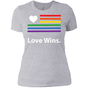 "LGBT Flag Love Wins" Pride Shirt