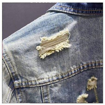 Nuba Ripped Denim Jacket