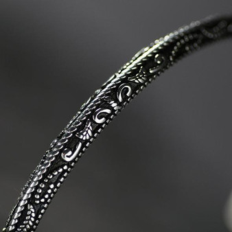 Vintage Black Titanium Steel Bracelet