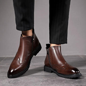 Danutica Leather Chelsea Boots