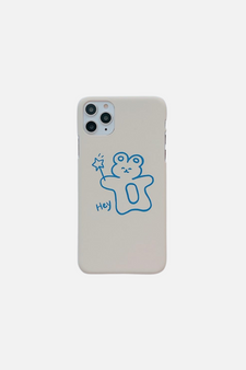 Simple Magic Wand Bear iPhone Case