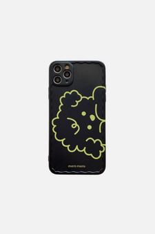 Teddy Puppy Dog Black iPhone Case