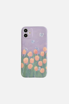 Tulip Flowers Oil Painting iPhone Case