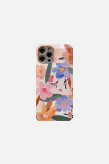 Sweet Flowers Painting Art Pink iPhone Case