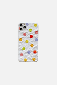 Colorful 3D Dots 1 iPhone Case