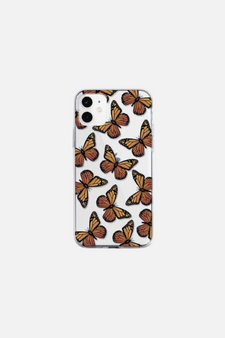 Vintage Butterfly Yellow iPhone Case