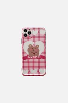 Lucky Bear Heart iPhone Case