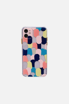 Speckled Graffiti Blue iPhone Case