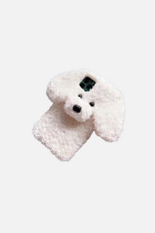 Big Teddy Dog White iPhone Case