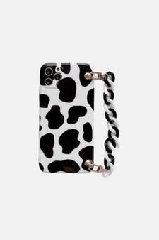 Milk Cow Pattern Bracelet iPhone Case