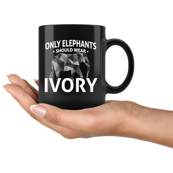 Elephants Wear Ivory Mug