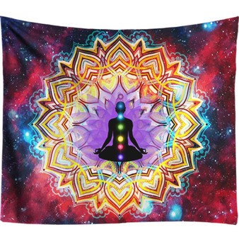 Chakras Mandala Tapestry