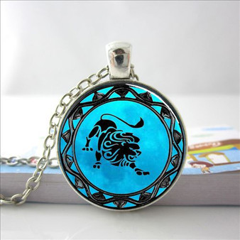 12 Constellations Turquoise Zodiac Necklace