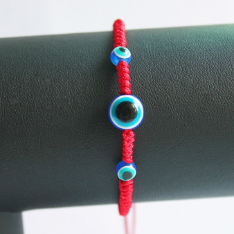 Kabbalah Red String Hamsa Bracelet