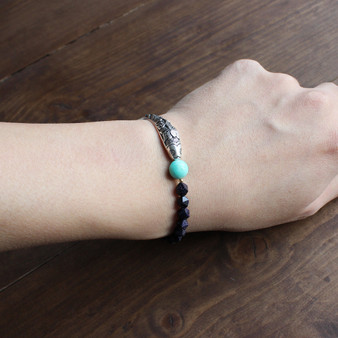 Blue Fish Eye Bracelet