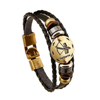 12 Constellations Zodiac Fashion Bracelet