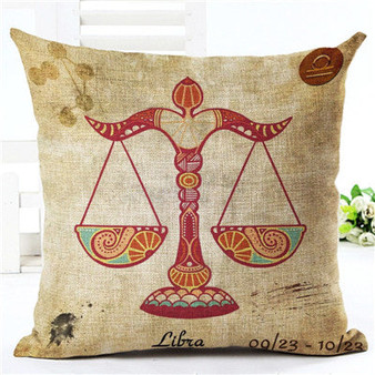 High Quality 12 Constellations Zodiac Pillow Covers