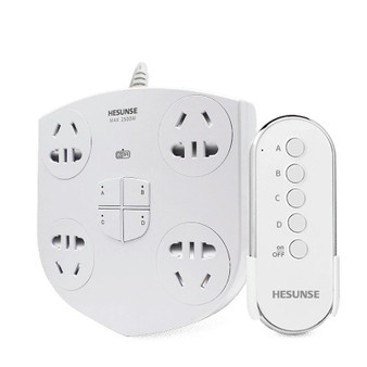 Hesen WiFi smart socket, wireless remote control switch, smart speaker, voice phone APP, four-position socket-Alibaba