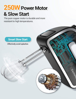 Elec homes 5-Speed Hand Mixer Electric, Handheld Mixer