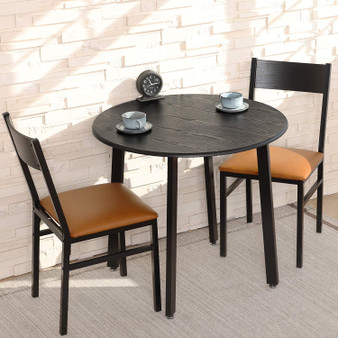 HOMURY 3 Piece Dining Table Set with Cushioned