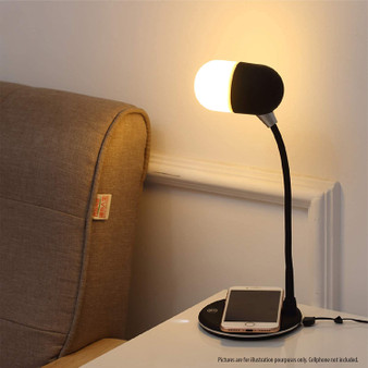 Led Desk lamp with QI Wireless Smart Charger