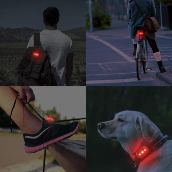 Bicycle Light Set Super Bright 5 LED Headlight, 3 LED Taillight, Quick-Release.