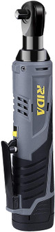 Cordless Ratchet Wrench, 33Ft-lbs 12V Power Wrench, and Fast Charger , 7Pcs Metric Sockets.