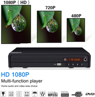 DVD Player for TV, DVD Player with HDMI & AV Output (HDMI & AV Cable Included)