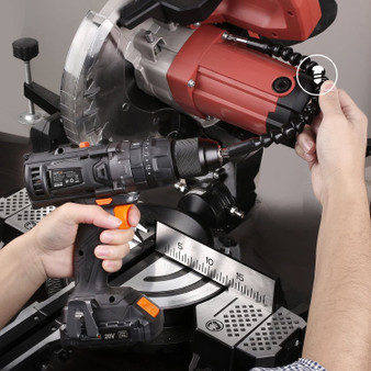 20V Cordless Drill, 35N.m, 43pcs, 1 Hour Fast Charger & 2.0Ah Li-ion Battery.