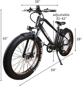 NAKTTO 26" 500W Electric Bicycle