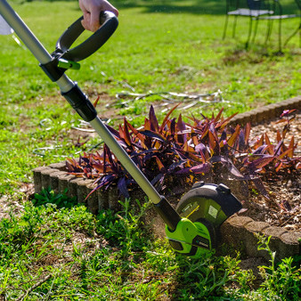 10-Inch Cordless String Trimmer, 2.0Ah Battery & Fast Charger Included.