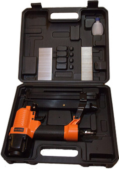 18 Gauge 2 in 1 Pneumatic Brad Nailer and Stapler with Carrying Case.