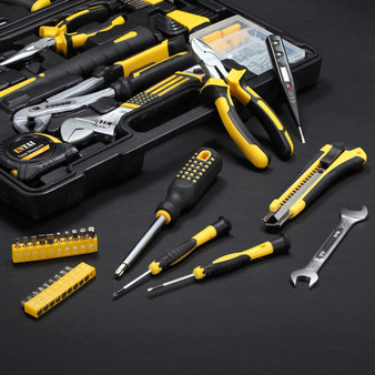 218-Piece Tool Kit for Home, General Household Sets for Home Maintenance.