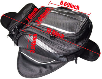 Gas Oil Fuel Tank Bag Waterproof Backpack & Magnetic Motorcycle Tank Bag
