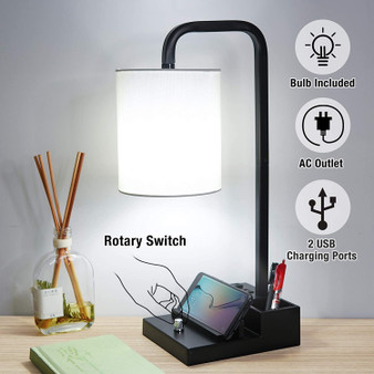 Dimmable Modern Nightstand Table Lamps.