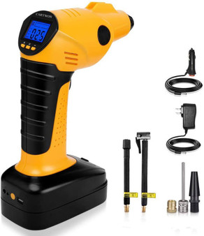 12V Cordless  Portable Hand Held Air Compressor Tire Inflator.