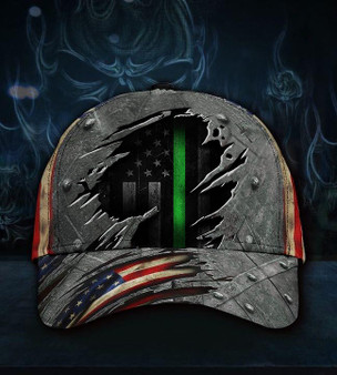 Thin Green Line American Flag Hat Honoring US Army Cap For Men Veteran Gift For Retired